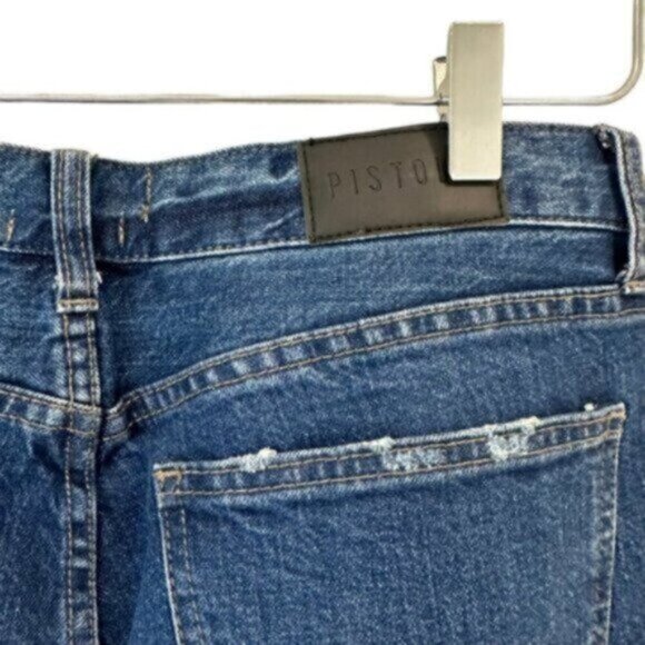 Pistola | Women's Dark Wash Denim Distressed Jeans Size 30 - Picture 7 of 9